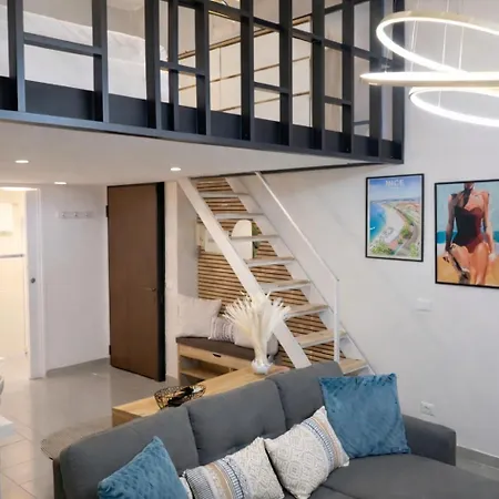 شقة Azur Carre D'or Duplex 6 Pers 2 Min De La نيس
